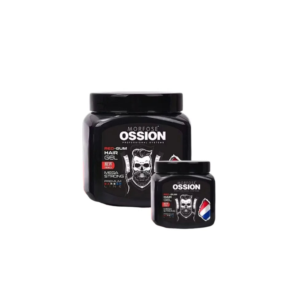 Ossion Premium Barber Hair Gel Red Gum (750mL / 25.36 fl oz)