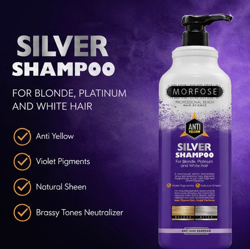 Morfose Silver Shampo Purple Shampoo 1000 ML