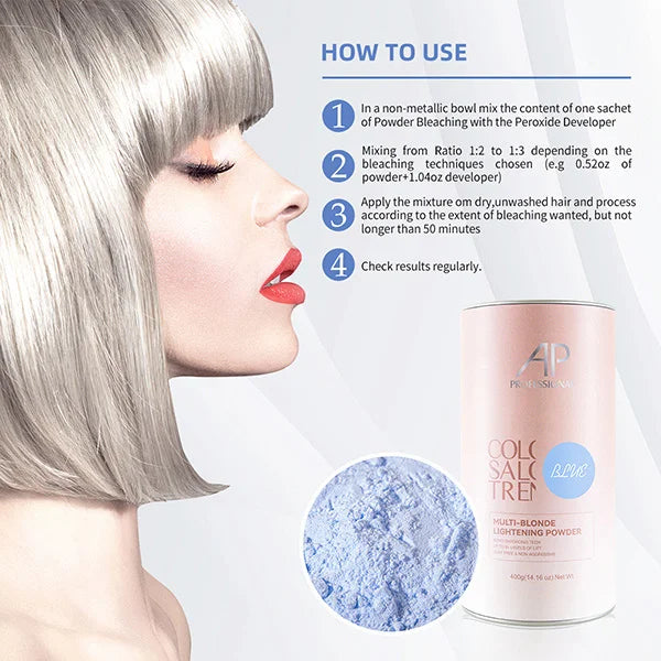 AP Deluxe Bleaching Powder (Blue) 400g