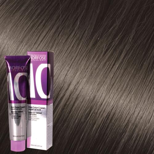 MORFOSE 10 HAIR COLOR CREAM 100ML INTENSE LIGHT ASH AUBURN 8.11