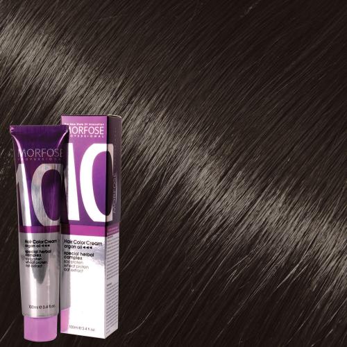 MORFOSE 10 HAIR COLOR CREAM 100ML LIGHT ASH BROWN 5.11