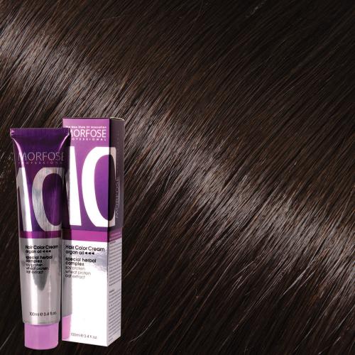 MORFOSE 10 HAIR COLOR CREAM 100ML LIGHT BROWN 5