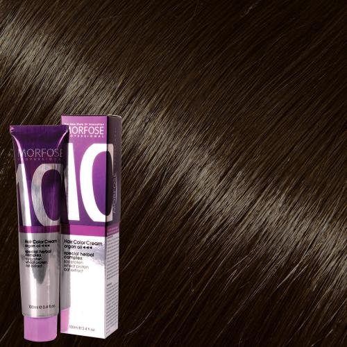 MORFOSE 10 HAIR COLOR CREAM 100ML LIGHT DORE BROWN 5.3