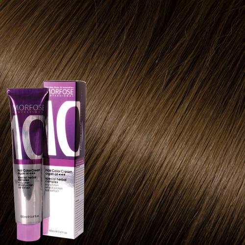 MORFOSE 10 HAIR COLOR CREAM 100ML NATURAL ASH AUBURN 7.1