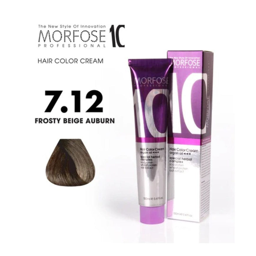 MORFOSE 10 HAIR COLOR CREAM 9.12- IRIZE WITH YELLOW ASH 100 ML