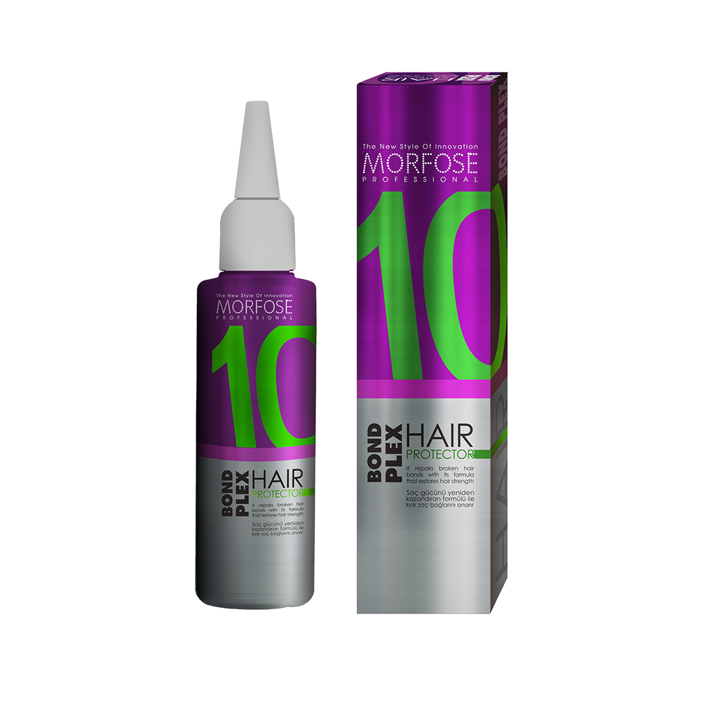Morfose 10 Bond Plex Hair Protector, Professional Protection & Repair for Chemically Treated Hair, Strengthens, Restores, and Shields Hair from Damage, 5.07 Fl Oz
