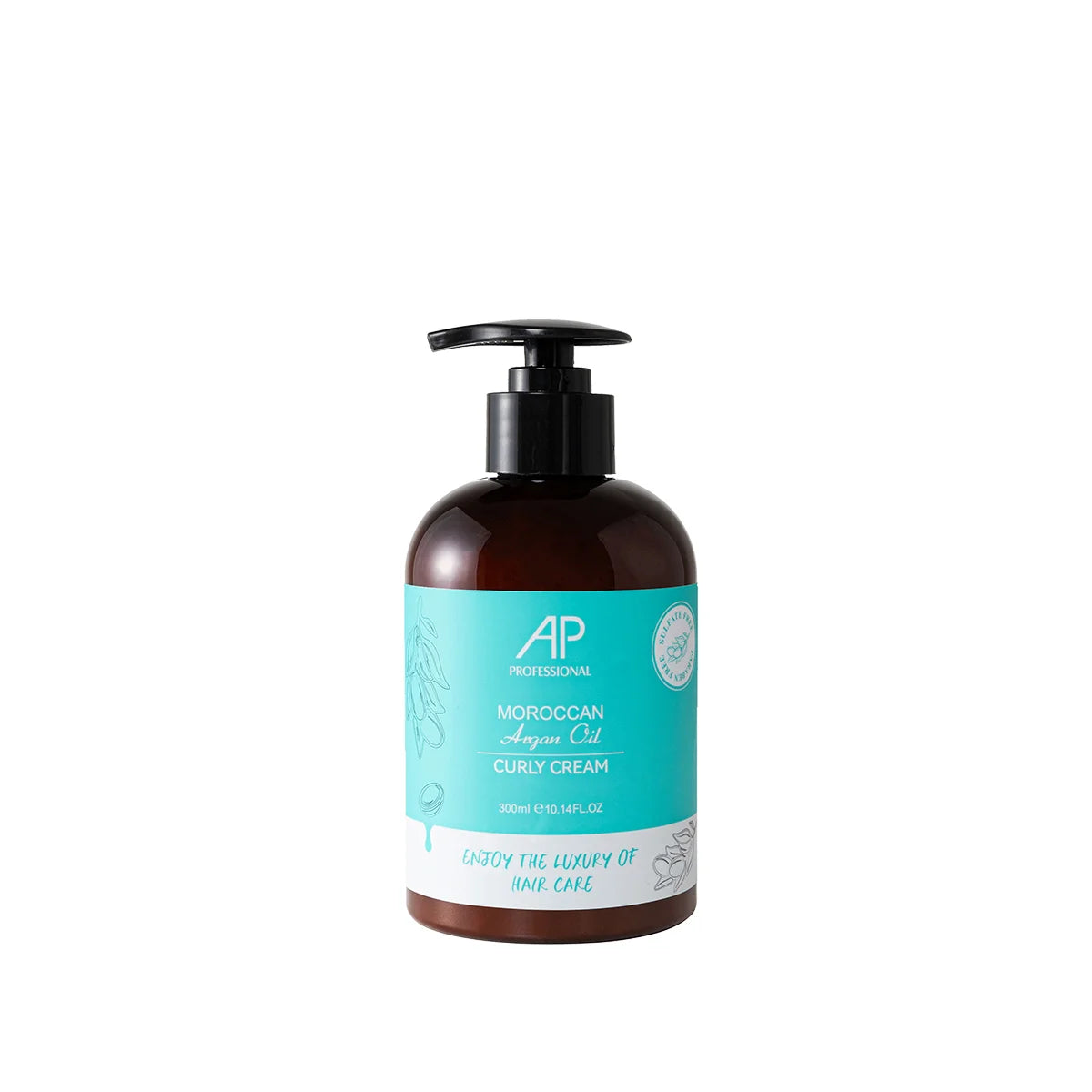 AP Professional Premium Argan Oil Bouncy Curly Cream 2-in-1 Treatment and Styler Made For Wavy Curly Hair