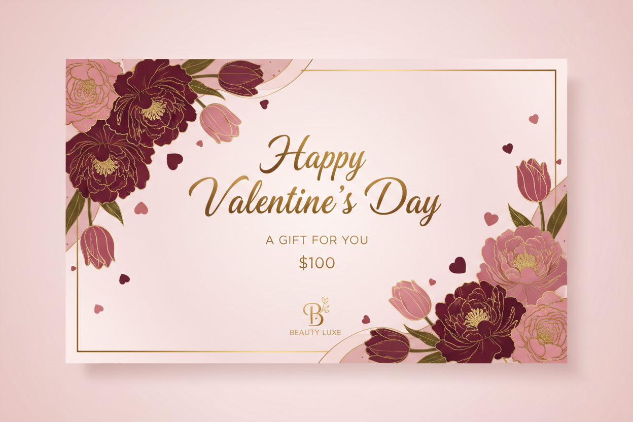 Valentine's Day Gift Card Design 2